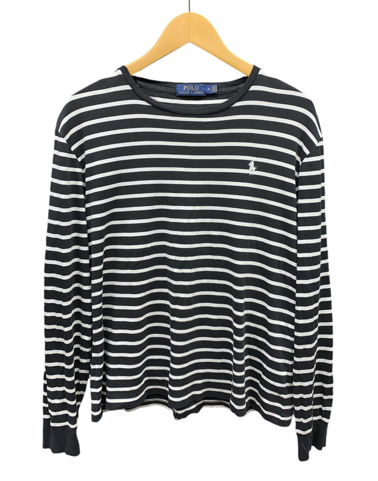 POLO RALPH LAUREN 長袖カットソー ロンT ボーダー ブラック POLORALPH LAUREN (ポロラルフローレン) 長袖Tシャツ コットン