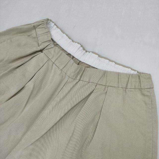 SP STASTNY PRODUKT エシュペー チノクロスタックワイドテーパードパンツ SP44135-6L6 チノパンツ ベージュ レディース 5-0927G∞ DECORATOM_COM_BR