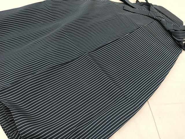 平和屋着物男性　行灯袴　縞　洗える着物　逸品　BAAN9511yc