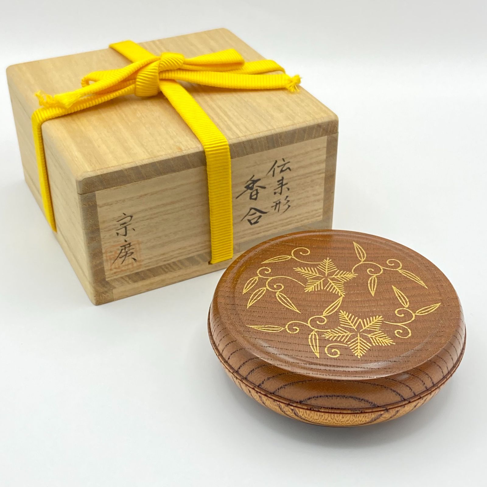 ◆木造　　花童香合　木箱入　仏像　仏具　茶道具◆ 木造 花童香合 木箱入 仏像 仏具 茶道具（Amazon.co.jp: 木象嵌