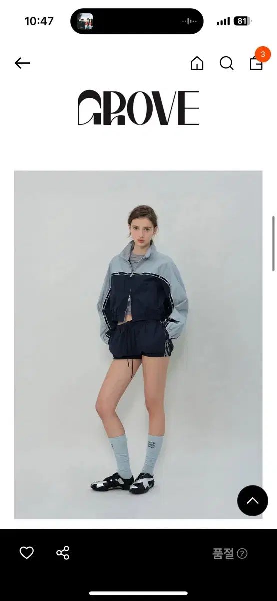 Grove ジップアップ ジャケット robin zip-up jacket