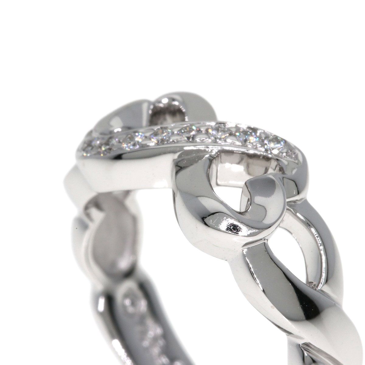 TIFFANY-Co. ティファニー ダブル ラビングハート ダイヤモンド リング 指輪 K18WG レディース FORTGASGNV_COM_BR