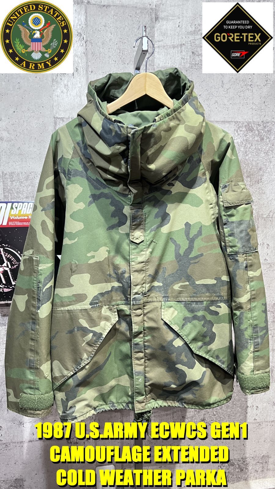 U.S.ARMY 87年 ECWCS GEN1 前期型 初期型 ゴアテックスパーカー