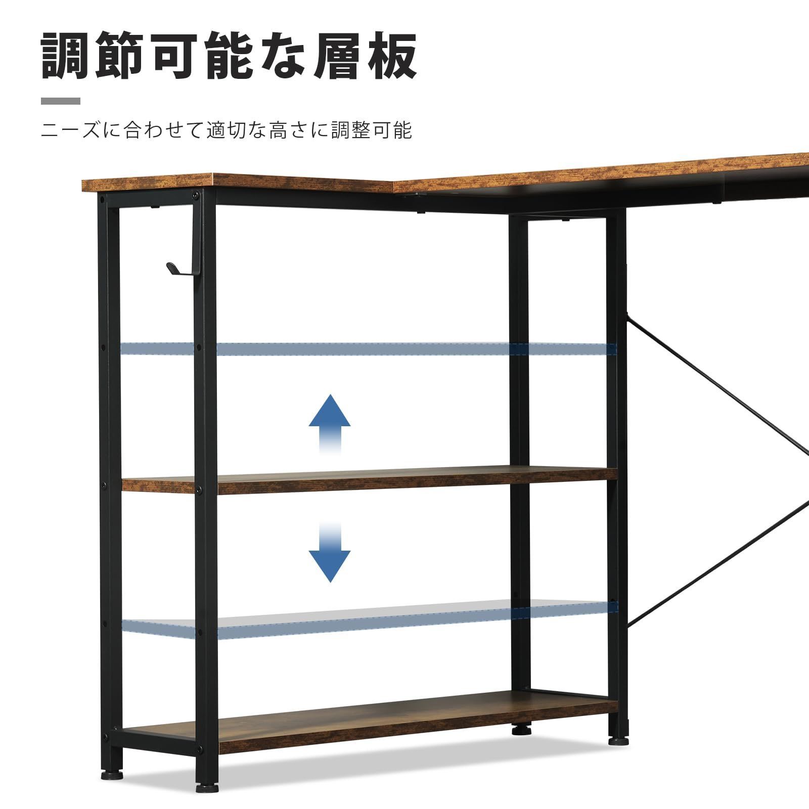 在庫セール desk desk gaming コーナーデスク パソコンデスク パソコンデスク l字型デスク ビンテージ ゲーミングテーブル エル字デスク computer l字デスク pcデスク学習机 机 l字 ゲーミングデスク Maihail
