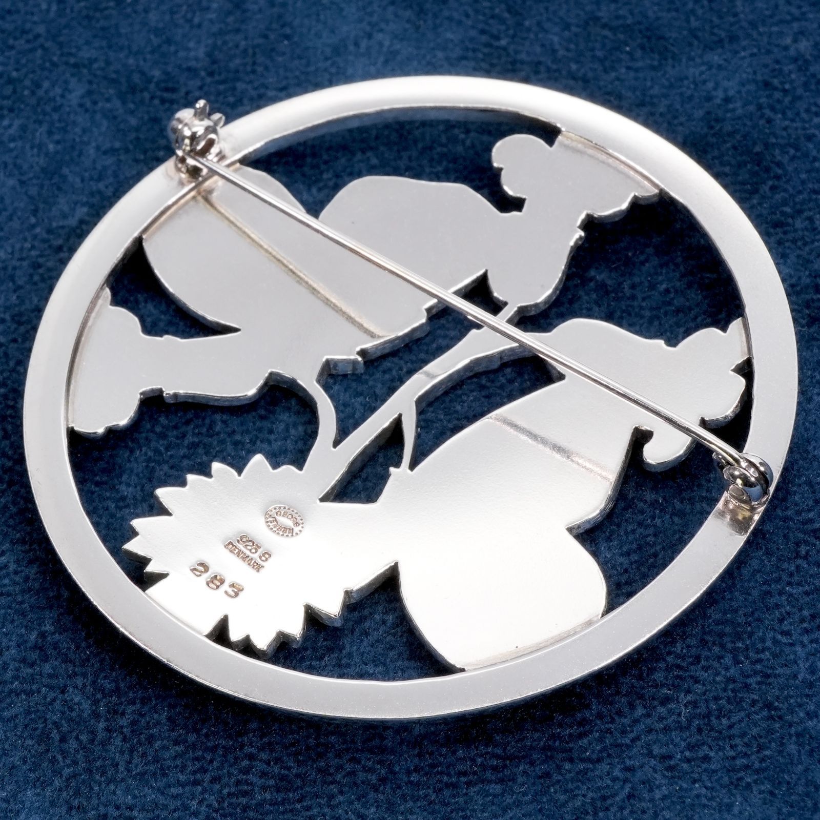  　ジョージジェンセン　ブローチ　SILVER 蝶々 ジョージジェンセン ブローチ SILVER 蝶々 ジョージジェンセン