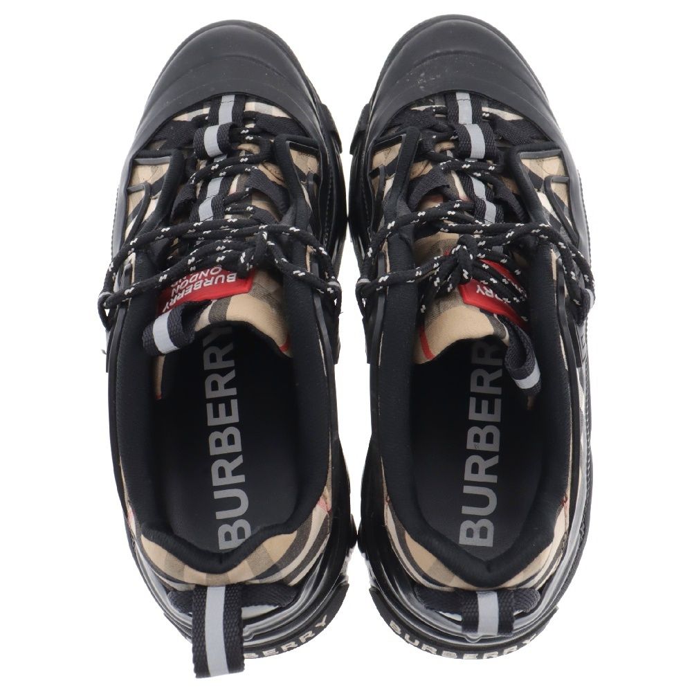 BURBERRY (バーバリー) ARTHUR CHECK SNEAKER アーサー チェック ローカット スニーカー ベージュ 8056921 -  メルカリ