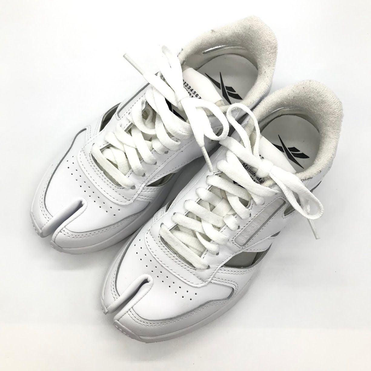 マルジェラ　37 MAISON MARGIELA Replica Leather/Suede Sneakers Size 37 | eBay