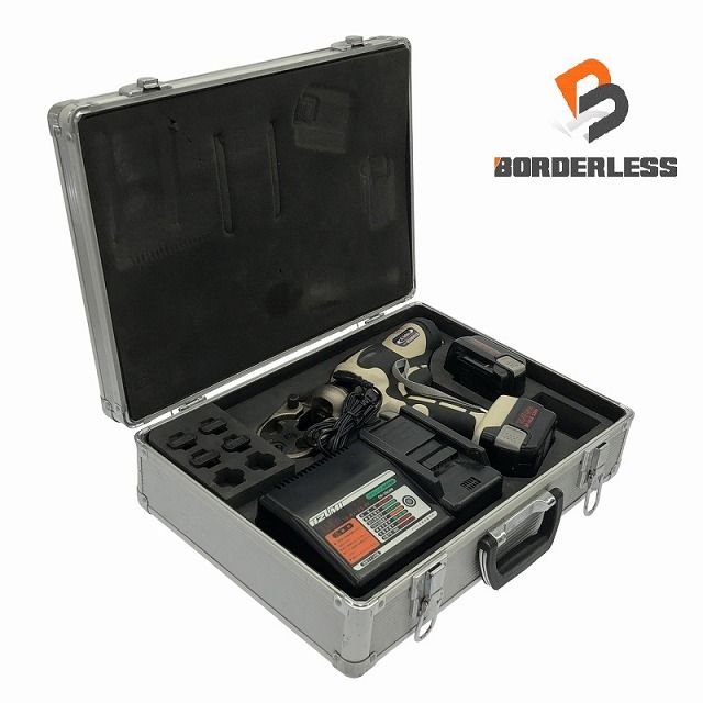 比較的 IZUMI イズミ 14.4V 充電式 電動油圧式工具 REC-Li150S1 バッテリ2個 2.0Ah 充電器 ダイス付