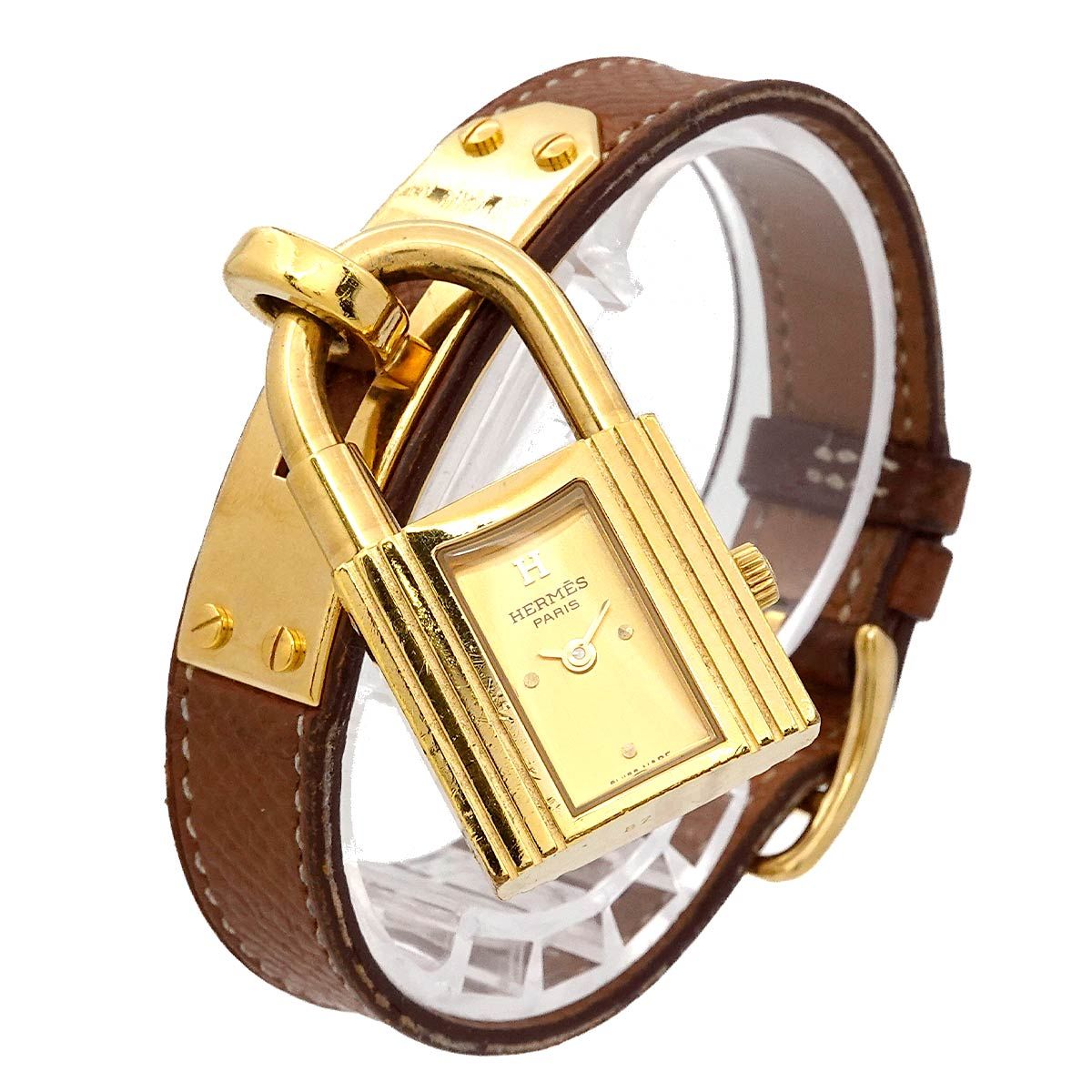 HERMES ケリーウォッチ ヴィンテージ レディース 腕時計 ゴールド