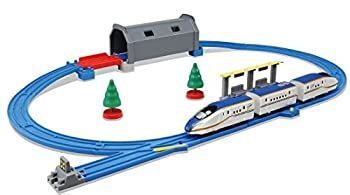 【中古-非常に良い】 タカラトミー(TAKARA TOMY) プラレール トンネルを照らそう! ライト付E7系新幹線かがやき ベーシックセット W290×H230×D125mm