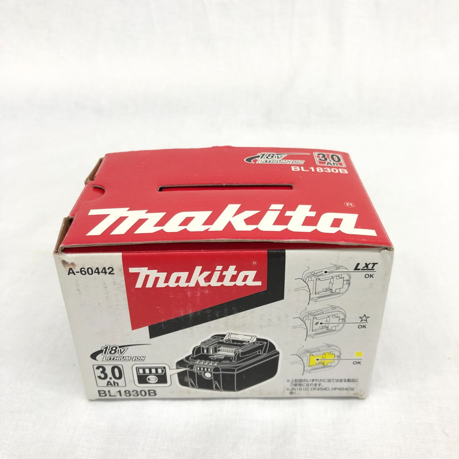 ☆□【未使用】 makita マキタ バッテリー BL1830B 18V 3.0Ah