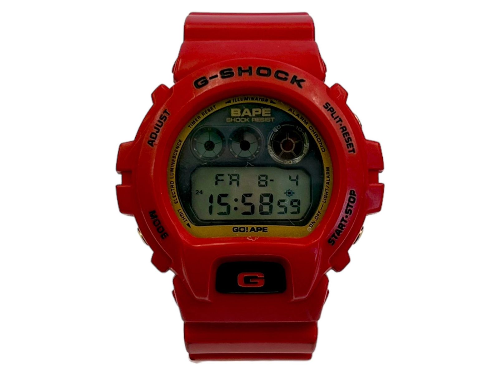 G shock 2024 dw6900 red out