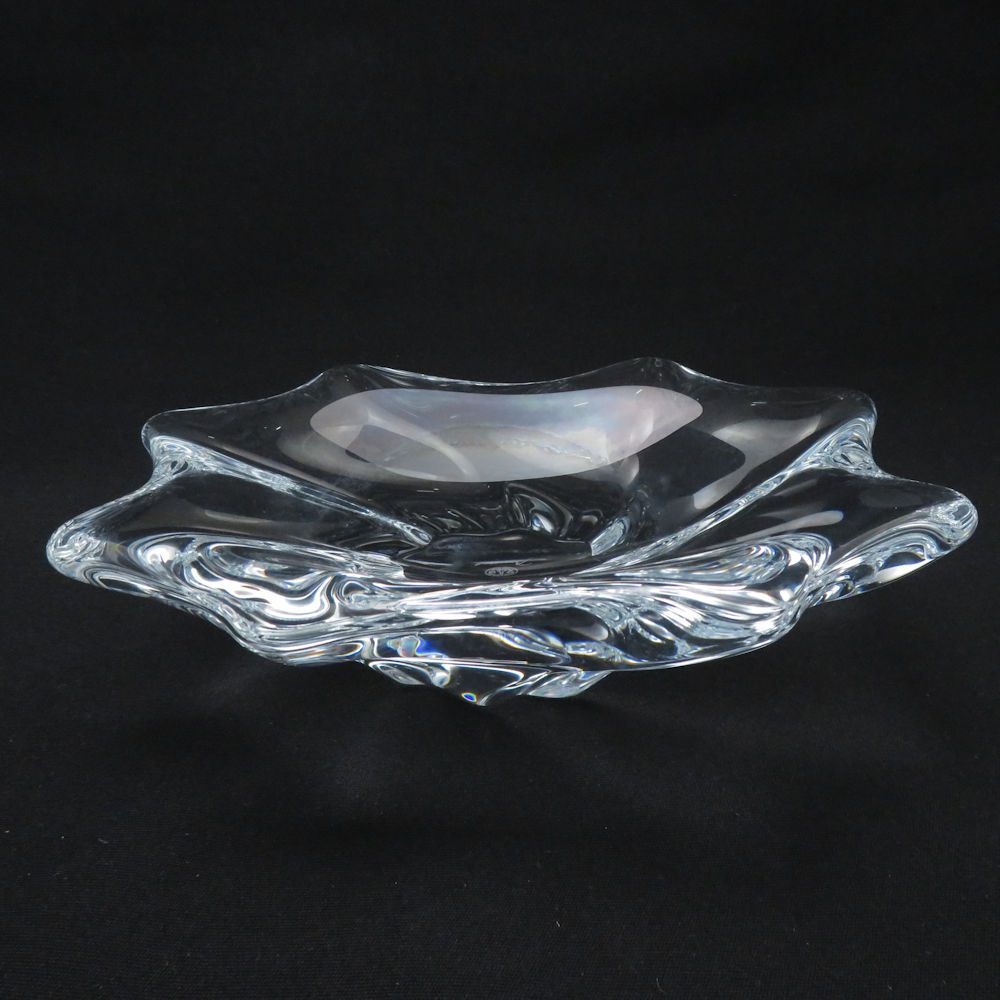 Baccarat バカラ　小物入れ　灰皿　アッシュトレイ Baccarat - □新品□未使用□ Baccarat バカラ クリスタルガラス