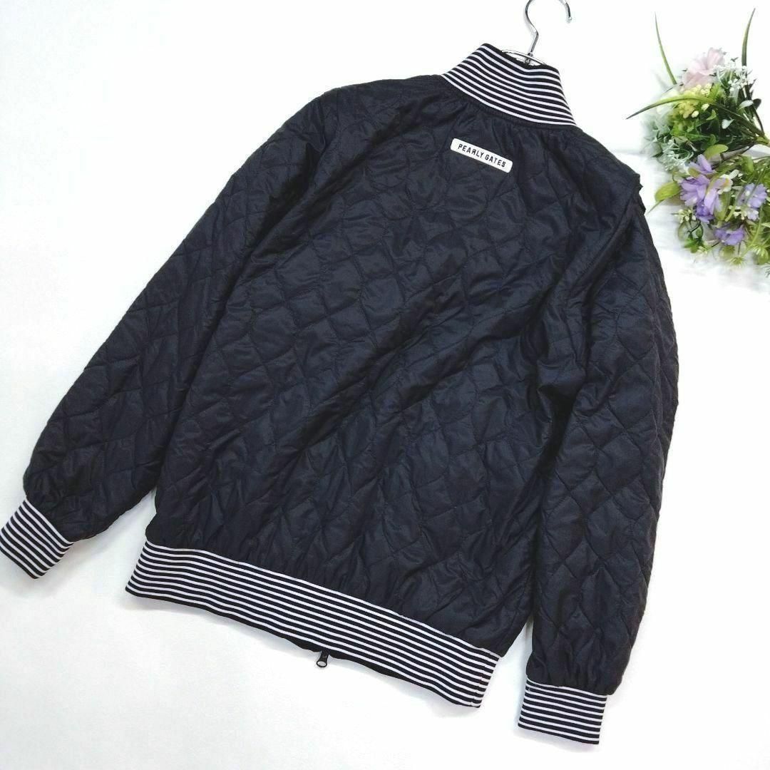 パーリーゲイツ　中綿ブルゾン　ベスト　スター　リバーシブル　ダブルジップ　0 パーリーゲイツ 中綿ブルゾン ベスト スター リバーシブル ダブル
