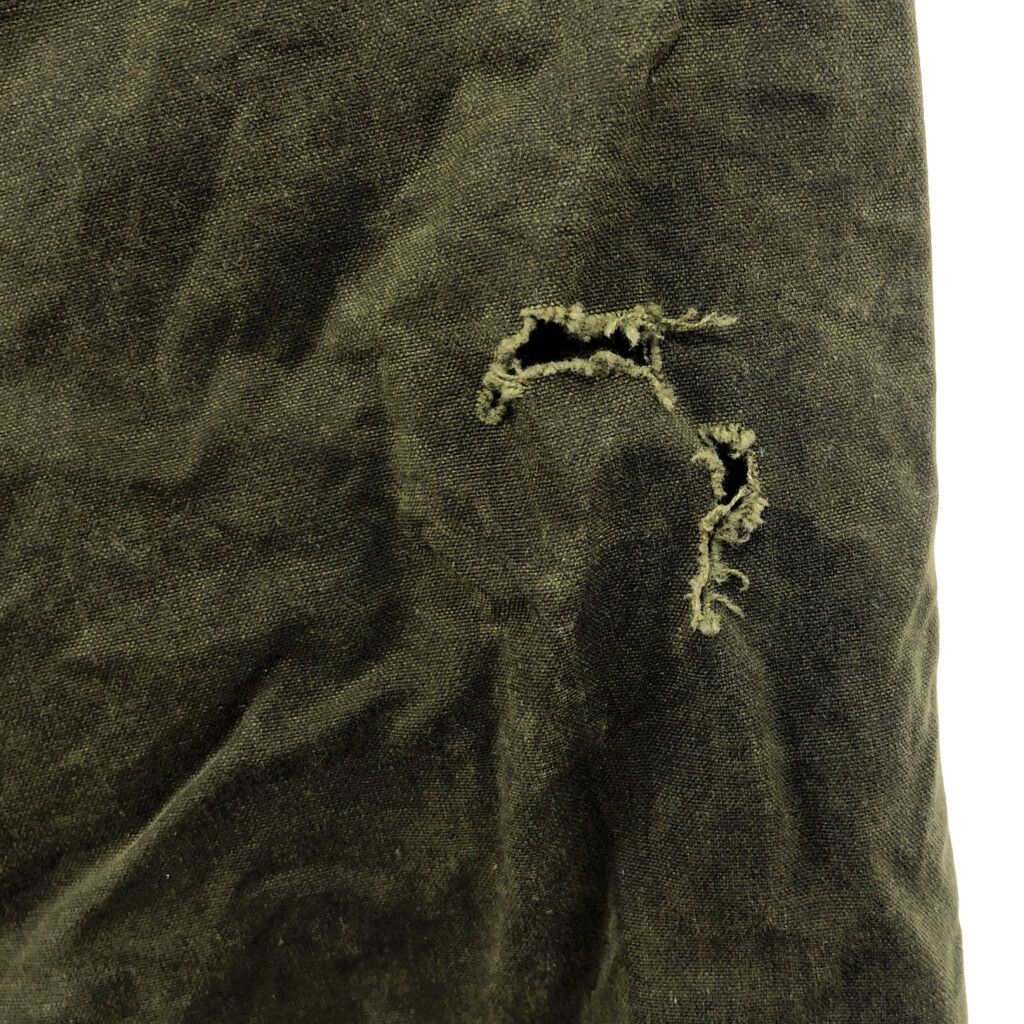 2000年代～ イングランド製 Barbour バブアー BEAUFORT ビューフォート オイルドジャケット ユーロ グリーン (メンズ C42) 中古 古着 P6742 2000年代～ イングランド製 Barbour バブアー BEAUFORT ビューフォート