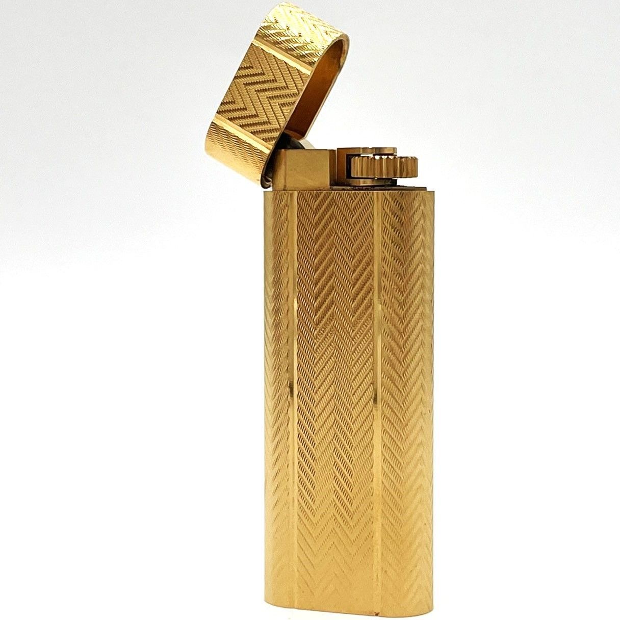 ヴィンテージ Cartier カルティエ ガスライター 黒 火花確認済 