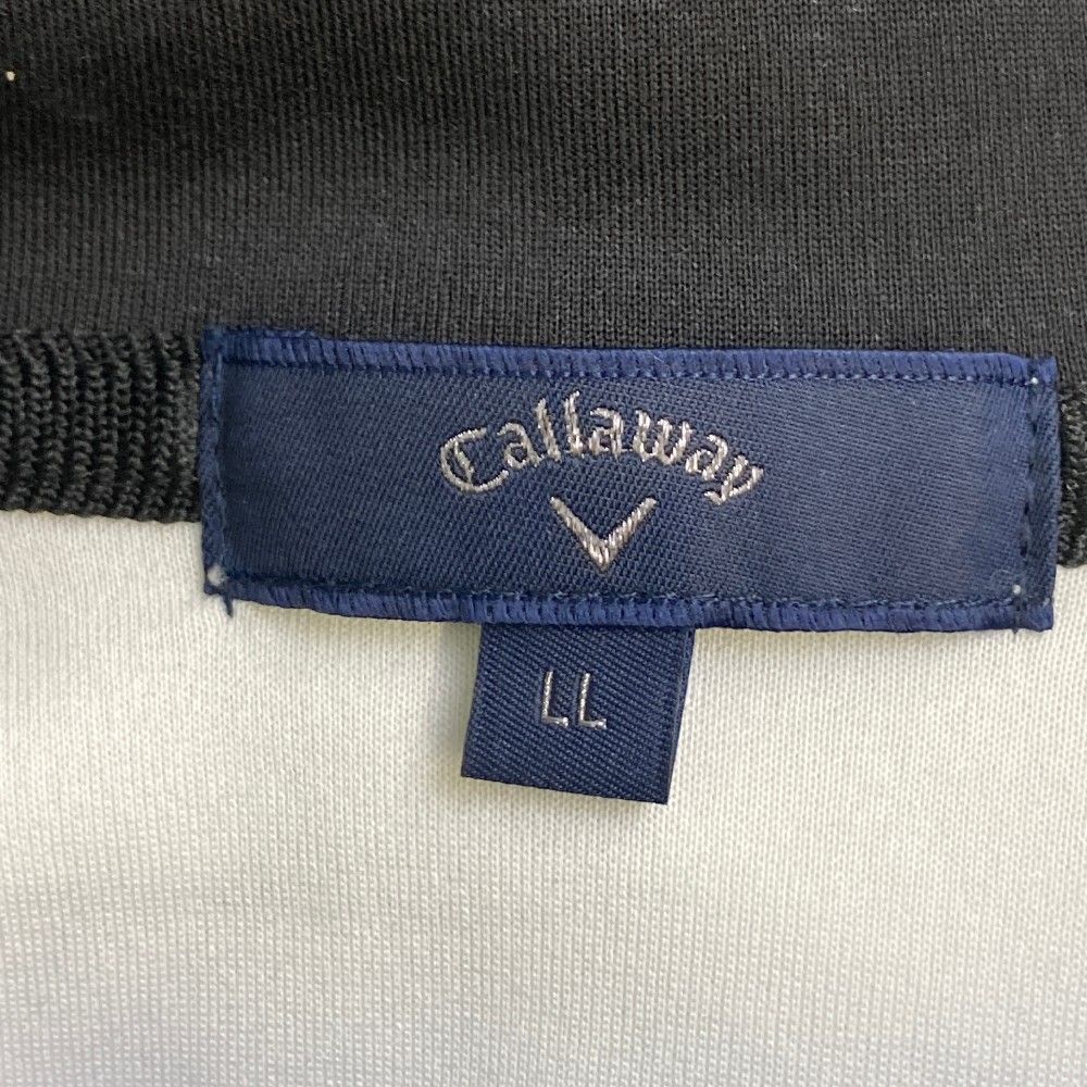 サイズ：LL CALLAWAY キャロウェイ  ジップパーカー  ホワイト系 [240101452471] ゴルフウェア メンズ ストスト サイズ：LL CALLAWAY キャロウェイ ジップパーカー ホワイト系