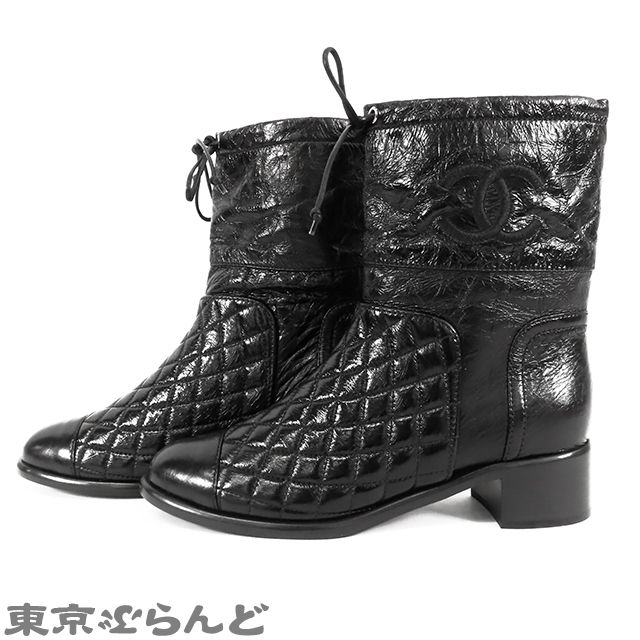 【美品】CHANEL　シャネル　マトラッセ　ブーツ　チェーン　ココマーク　39 楽天市場】CHANEL(シャネル) ココマーク レースアップショート