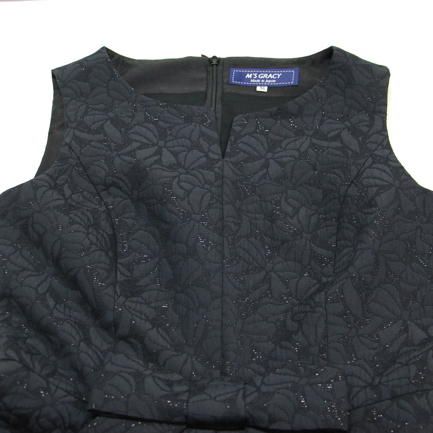 新品】MS GRACY エムズグレイシー ワンピース ブラック 黒