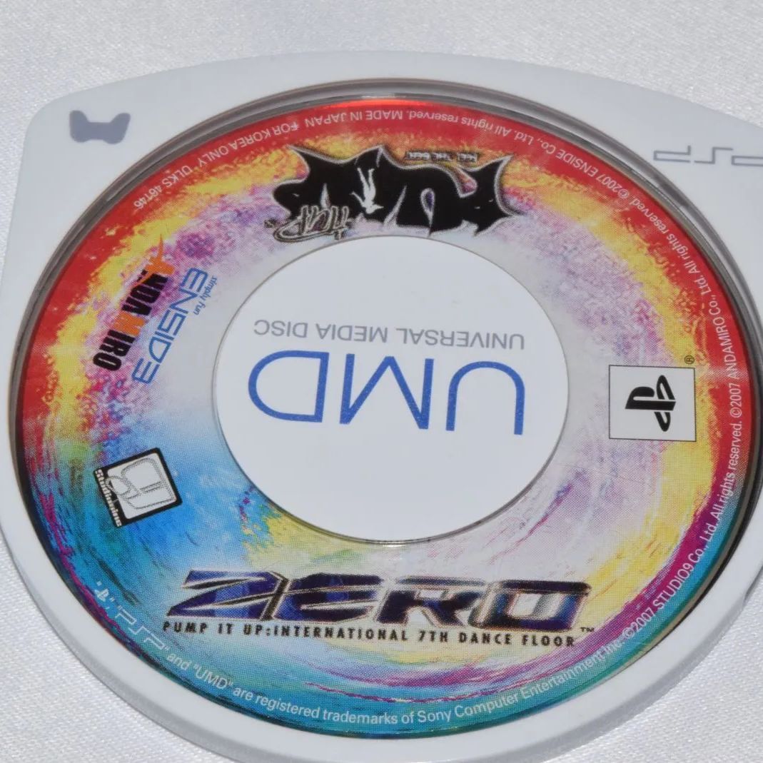 韓国版 Pump It Up Zero Portable 国内版本体動作可 PSPソフト