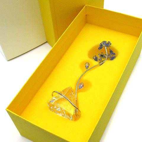 SWAROVSKI スワロフスキー Florere 忘れな草 置物 フィギュリン SWAROVSKI スワロフスキー Swarovski クリスタル 置物 花