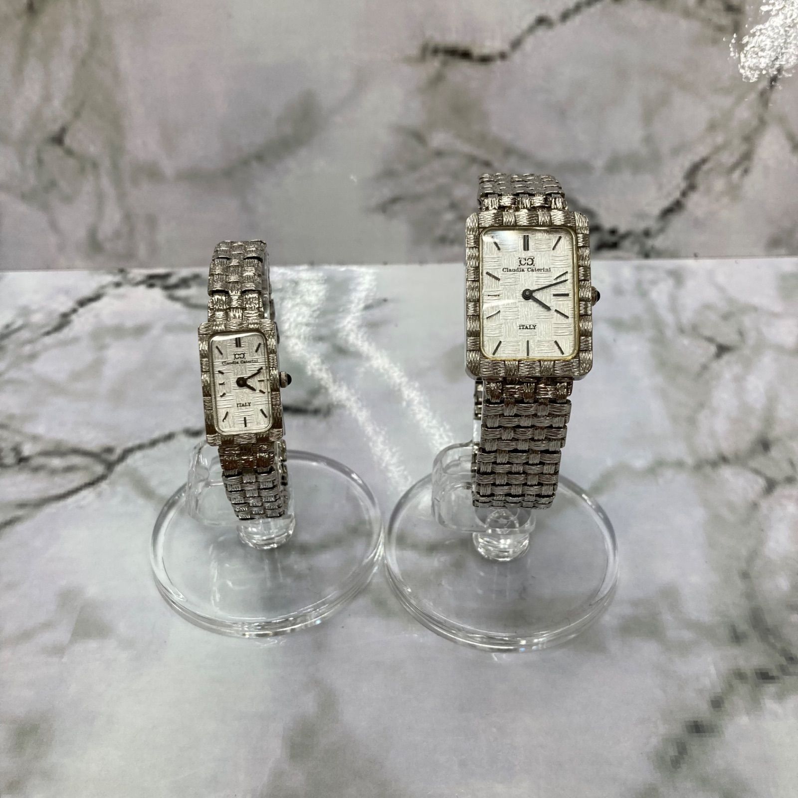 Claudia Caterini クラウディアカテリーニ ITALY シルバー925 ペアウォッチ 平塚店 衣料品