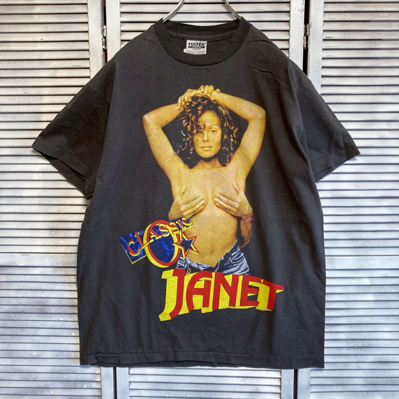 ジャネット・ジャクソン⭐️90s⭐️ 美品✨ Tシャツ & CDセット mm] BFCZ アーティスト バンド Tシャツ 古着 黒 ジャネット