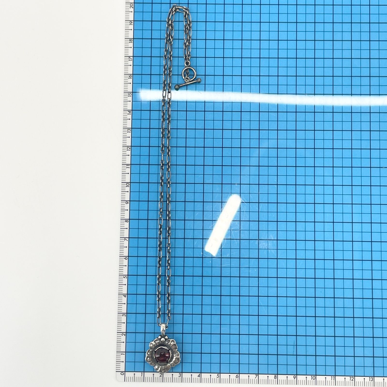 ジョージジェンセン 2002 ガーネット ネックレス   Georg Jensen ジョージジェンセン 2002 ガーネット ネックレス