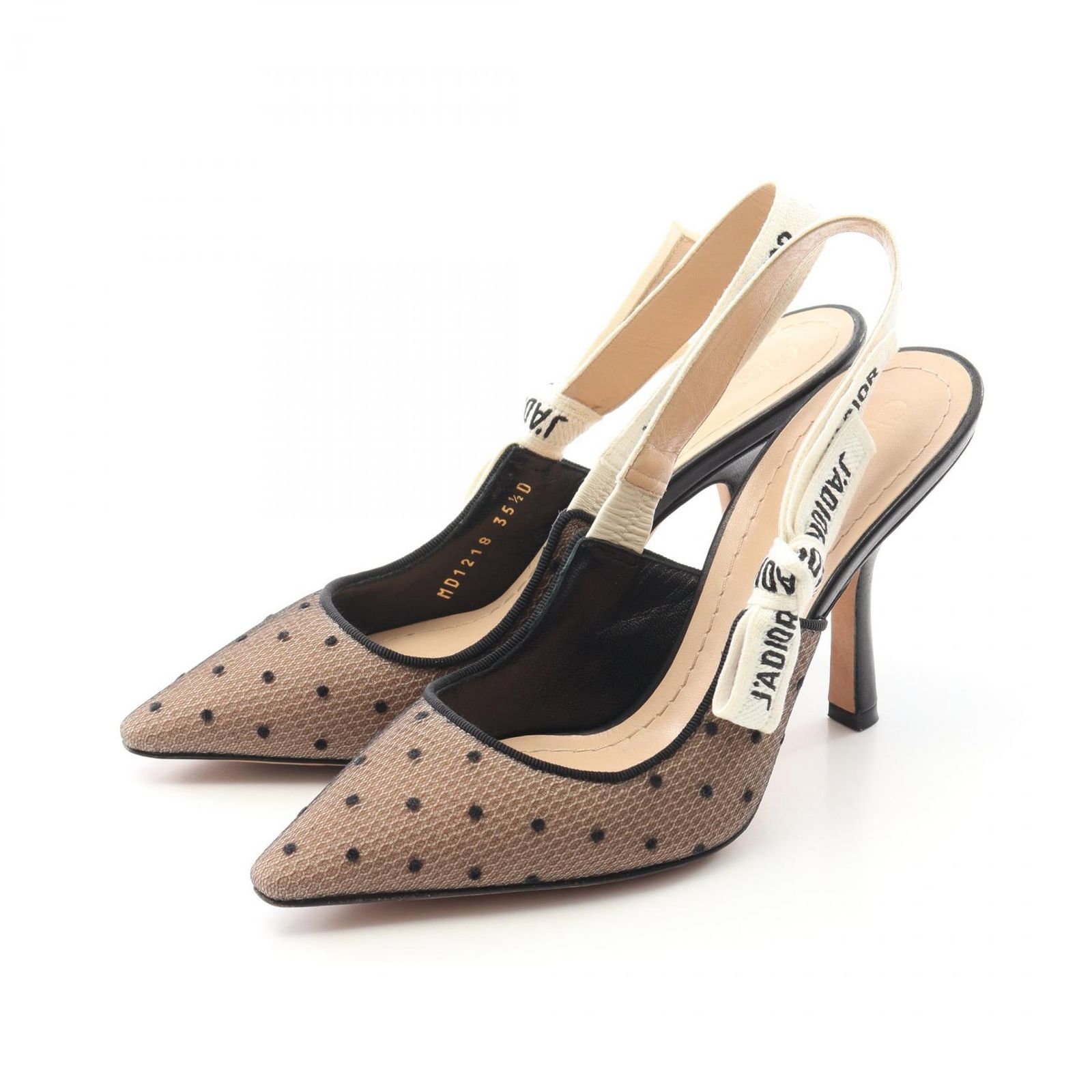 Christian Diorディオールjadior千鳥格子パンプス36.5 クリスチャンディオール Christian Dior サンダル J'ADIOR