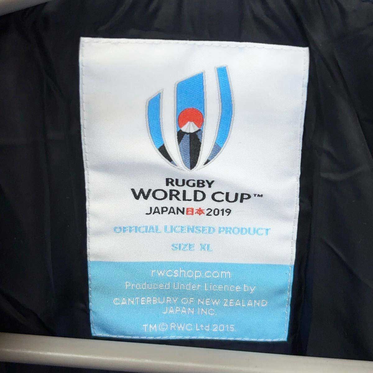 最安値通販! カンタベリー ラグビー日本代表 ワールドカップ2019 ジップアップジャケット RWC2019 XL ネイビー VWT79263 CANTERBURY ウインドブレーカー ウォームアップ 夏のセール！