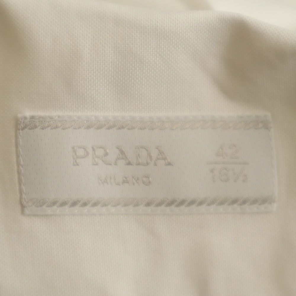 PRADA プラダ 2017年モデル イタリア製 長袖 ボタンダウンシャツ 42