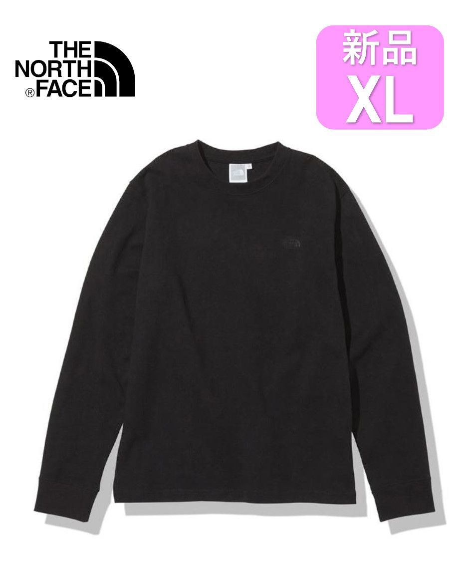 新品☆XL 【The North Face L/S Nuptse Cotton Tee (レディース