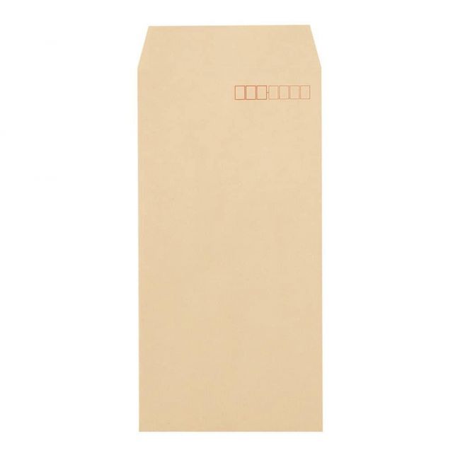 キングコーポレーション クラフト封筒 長形3号 85g 1000枚入 テープ付 075102