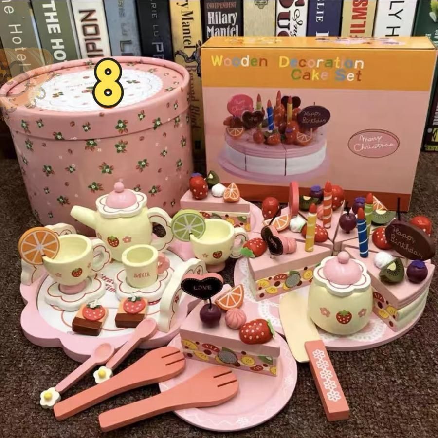 新品 マザーガーデン 木のおままごと プレミアムセット カップケーキ