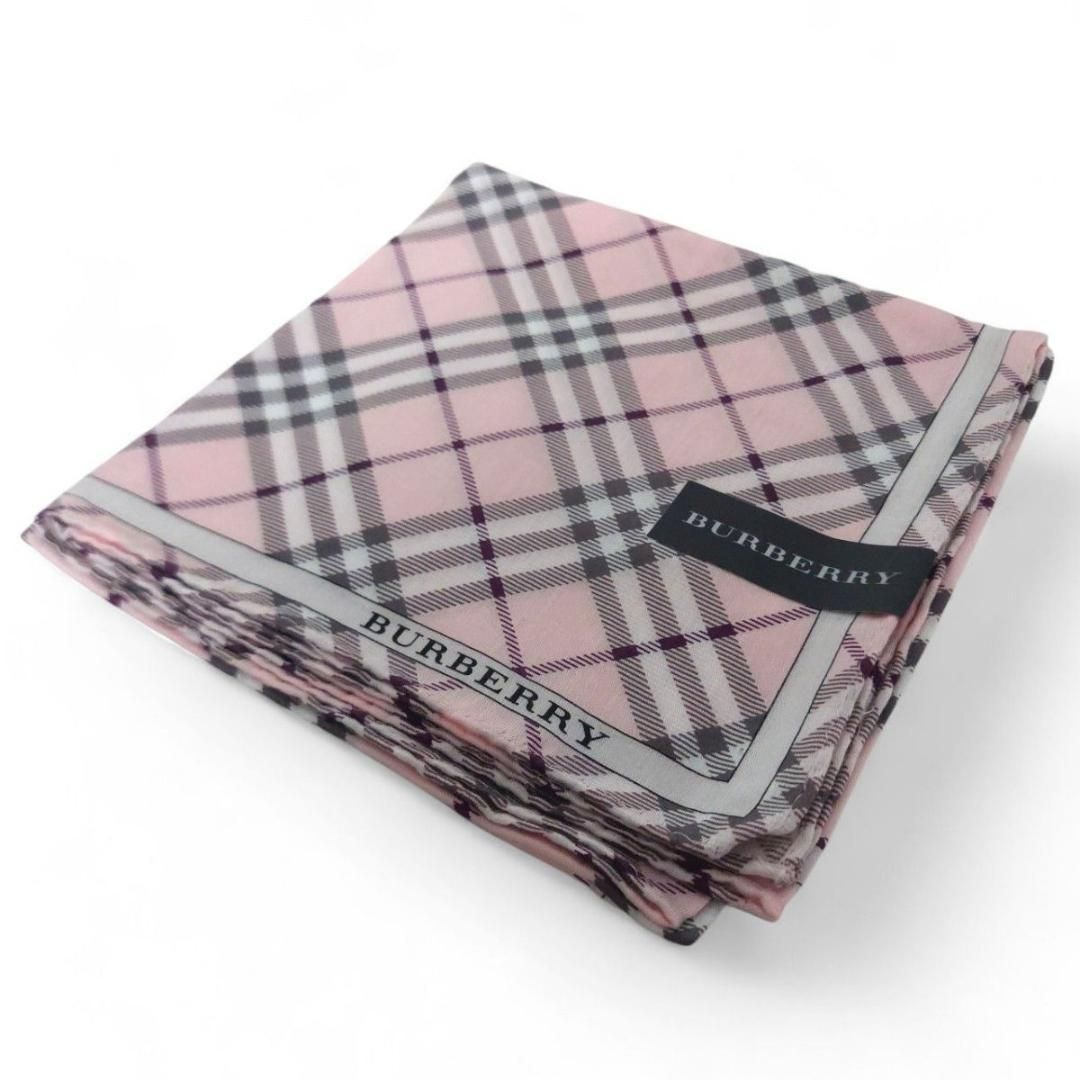 新品未使用 BURBERRY バーバリー ハンカチ 大判 ノバチェック