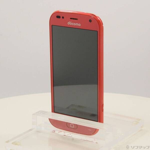 中古品〕 らくらくスマートフォン 32GB ピンク F-42A docomo