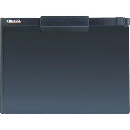 横_10枚 TRUSCO トラスコ ペンホルダー付クリップボード マグネット付 A4横 黒 TCBMA4SBK × 10枚 ケース販売