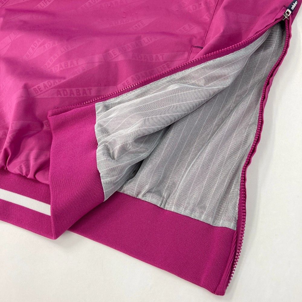 adabat アダバット　プリントブルゾン　ピンク系 adabat アダバット プリントブルゾン ピンク系