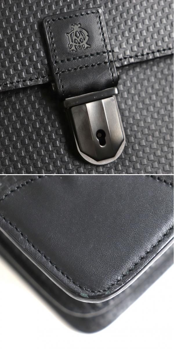極美品▽dunhill ダンヒル マイクロディーエイト レザー ビジネス