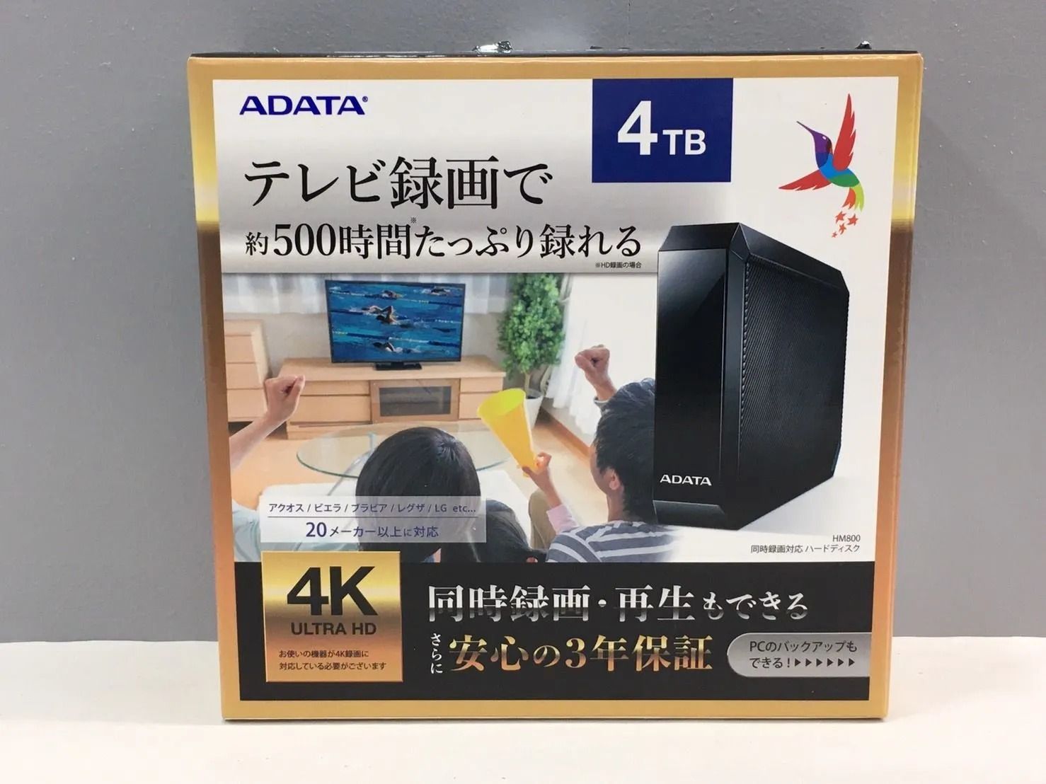 ADATA 外付けハードディスク AHM800U3204T