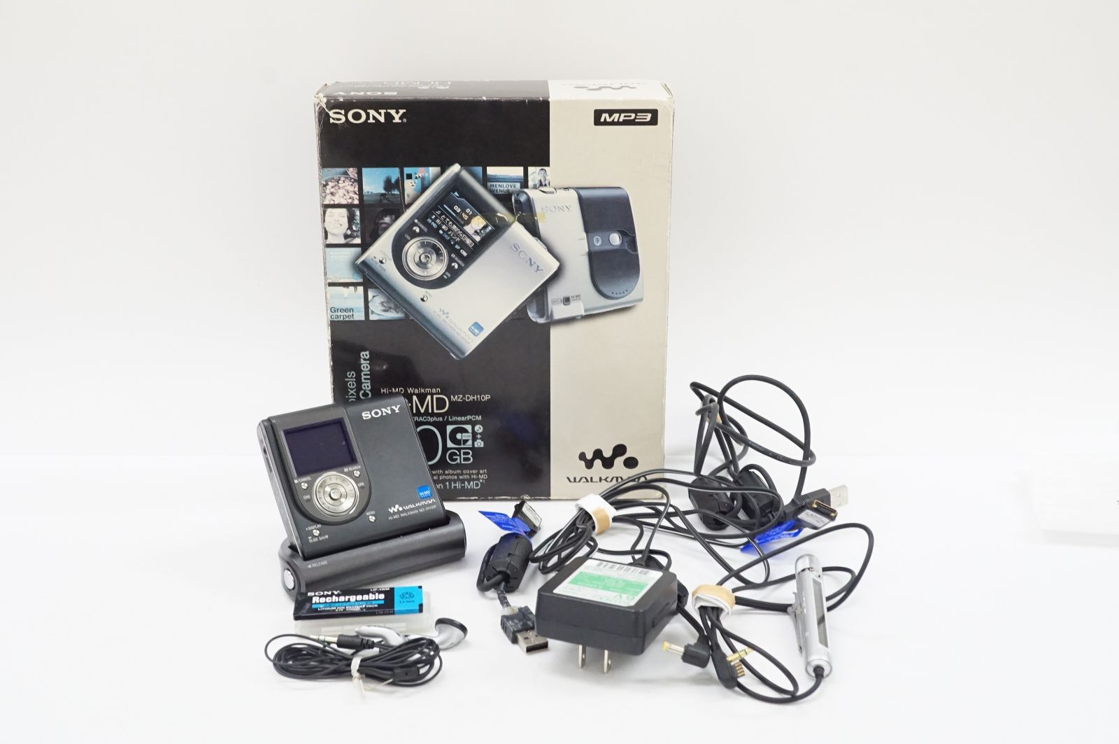 SONY MZ-DH 10 P Hi-MD WALKMAN ポータブル MDプレーヤー ブラック