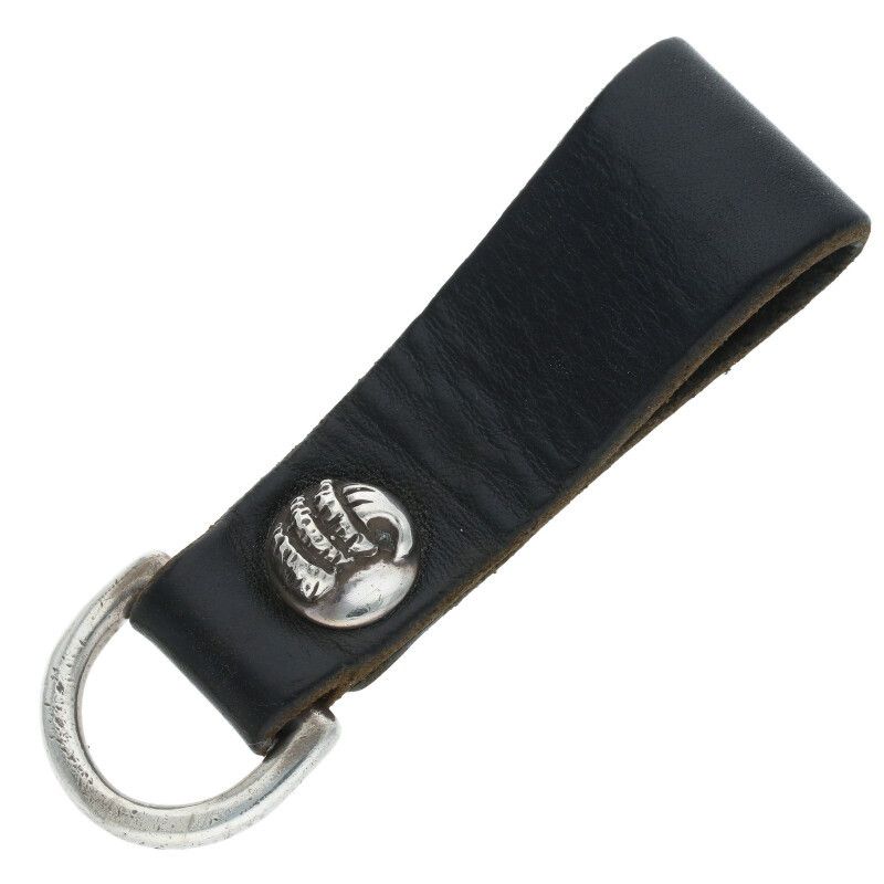 クロムハーツ BELT LOOP フレアボールボタンレザーベルトループ メンズ