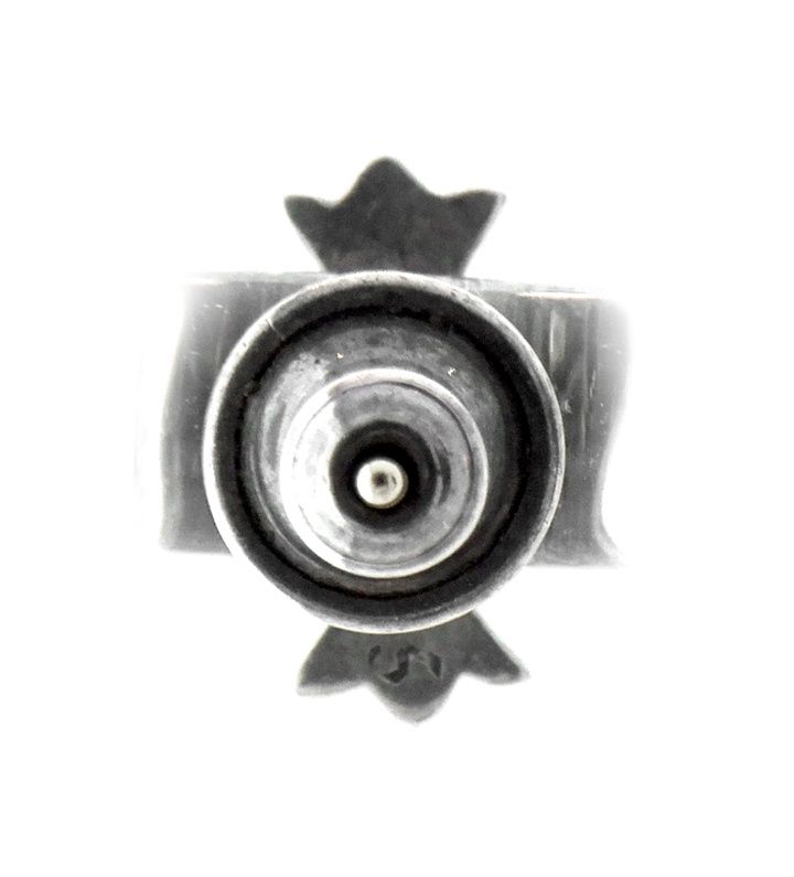 正規品 CHROME HEARTS No2 CH CROSS STUD Chrome Hearts No2 CH CRS FAT Cross 2 Stud Earrings Silver