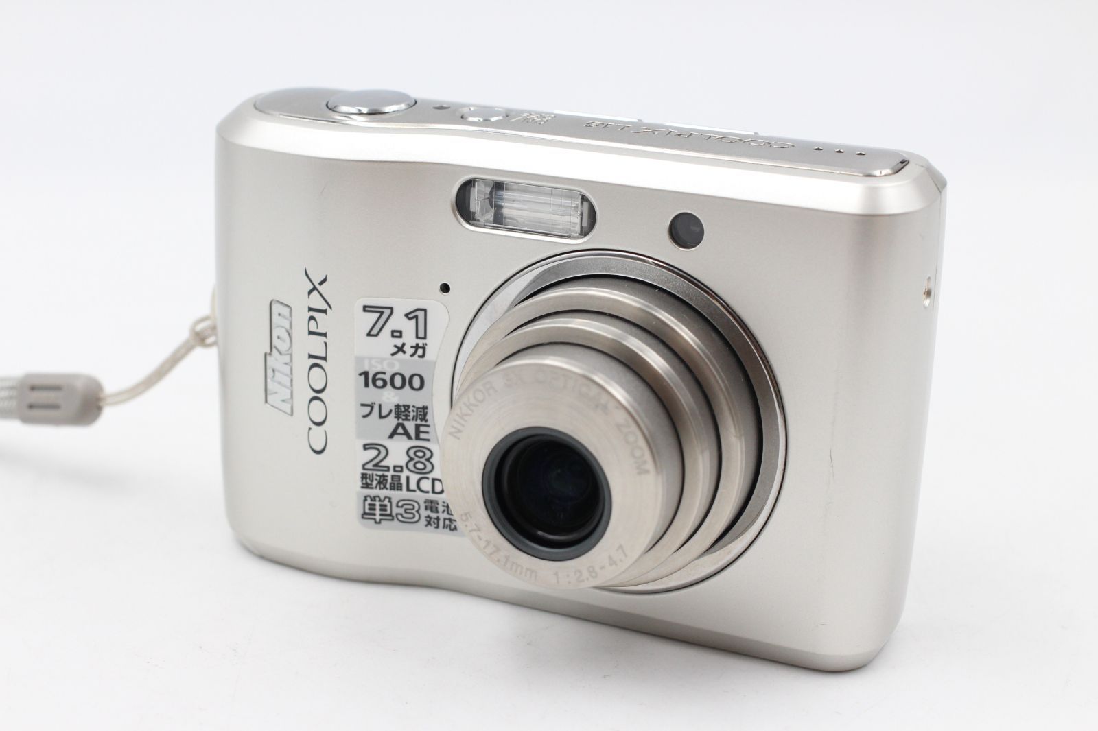 極上品☆ニコン Nikon Coolpix L16 3x コンパクトデジタルカメラ