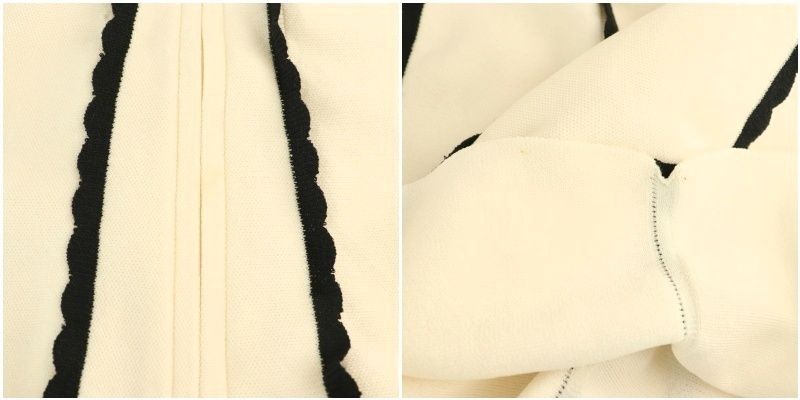 エム マーリエ ル カセット M Maglie le cassetto シック-モードな前ジップニットワンピース ロング 半袖 5 ホワイト |HK OS MERCADOAVALIA_COM_BR