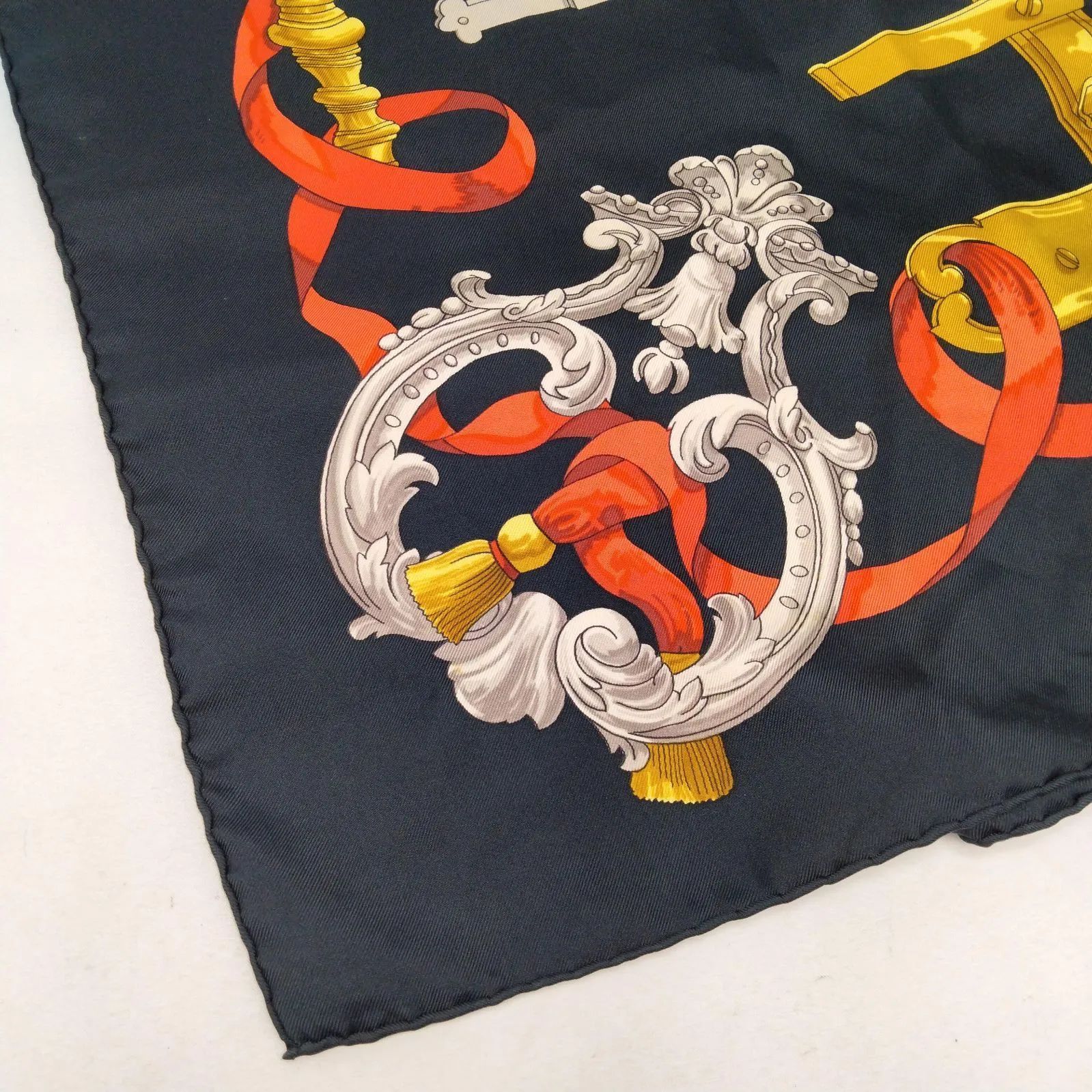✨️HERMES✨️エルメス カレ90 スカーフ シルク FERRONNERIE 鉄細工