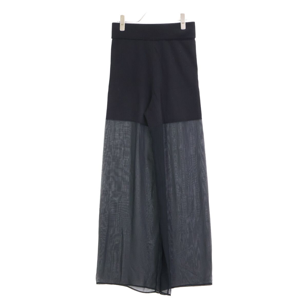 HYKE ハイク 211-13206 シアー/ニット切替 パンツ/ 2 - メルカリ 