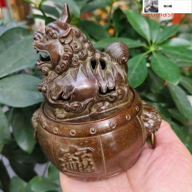 銅器 香炉 神獣香炉 香道具 茶道具 工芸品 置物 銅器 香炉 神獣香炉 香道具 茶道具 工芸品 置物 - メルカリ