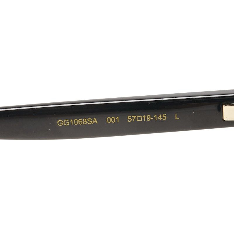 グッチ アジアンフィット GG1068SA ブラック プラスチック レディース  