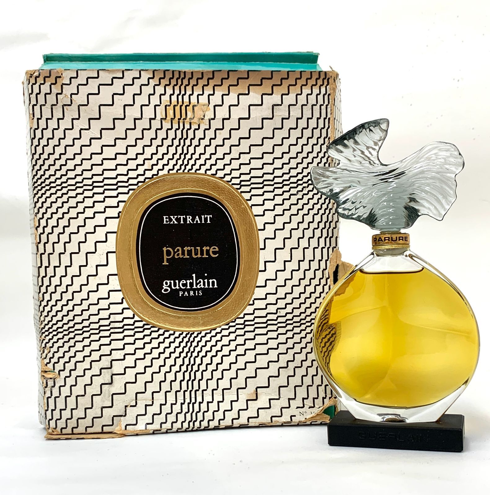 GUERLAIN ゲラン PARURE パリュール 香水瓶 Copyright 1974 Bottle